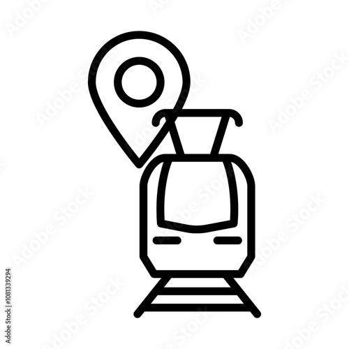 Train icon template