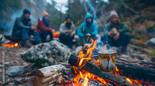 "Stunning Portraits Capture People Savoring Delicious Hot Apple Cider on a Chilly Day"