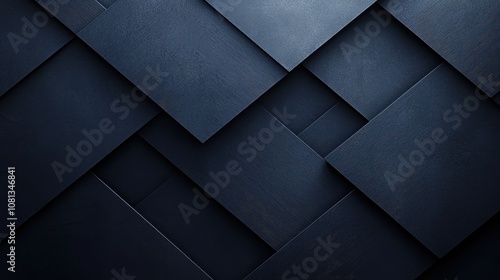 Dark navy blue background with faint diagonal lines, creating a textured, stylish look.