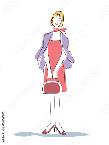Woman to go out