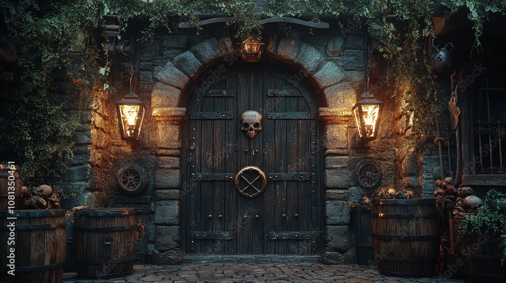 pirate, hideout, bar, entrance, exterior, cool, suspicious, atmosphere, friends, gathering, meal, Restaurant, Illustration, Art, Cartoon, Watercolor, Night, Street, City, Lights, Architecture, door, pirate, hideout, bar, entrance, exterior, cool, suspicious, atmosphere, friends, gathering, meal, Restaurant, Illustration, Art, Cartoon, Watercolor, Night, Street, City, Lights, Architecture, door,