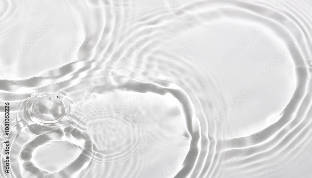 White water with ripples on the surface. Defocus blurred transparent white colored clear calm water surface texture with splashes and bubbles. Water waves with shining pattern texture background. White water with ripples on the surface. Defocus blurred transparent white colored clear calm water surface texture with splashes and bubbles. Water waves with shining pattern texture background.
