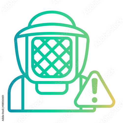 beekeeper Line Gradient Icon