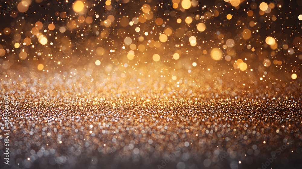 A captivating bokeh background with a shimmering golden and silver design, ideal for festive events, holiday greetings, and elegant celebration invitations. A captivating bokeh background with a shimmering golden and silver design, ideal for festive events, holiday greetings, and elegant celebration invitations.