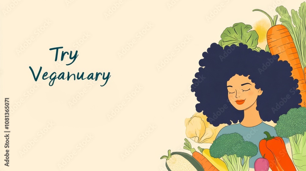 Embrace veganuary: celebrating plant-based living with fresh vegetables Embrace veganuary: celebrating plant-based living with fresh vegetables