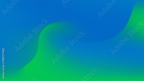 Abstract gradient background with grainy texture and waves