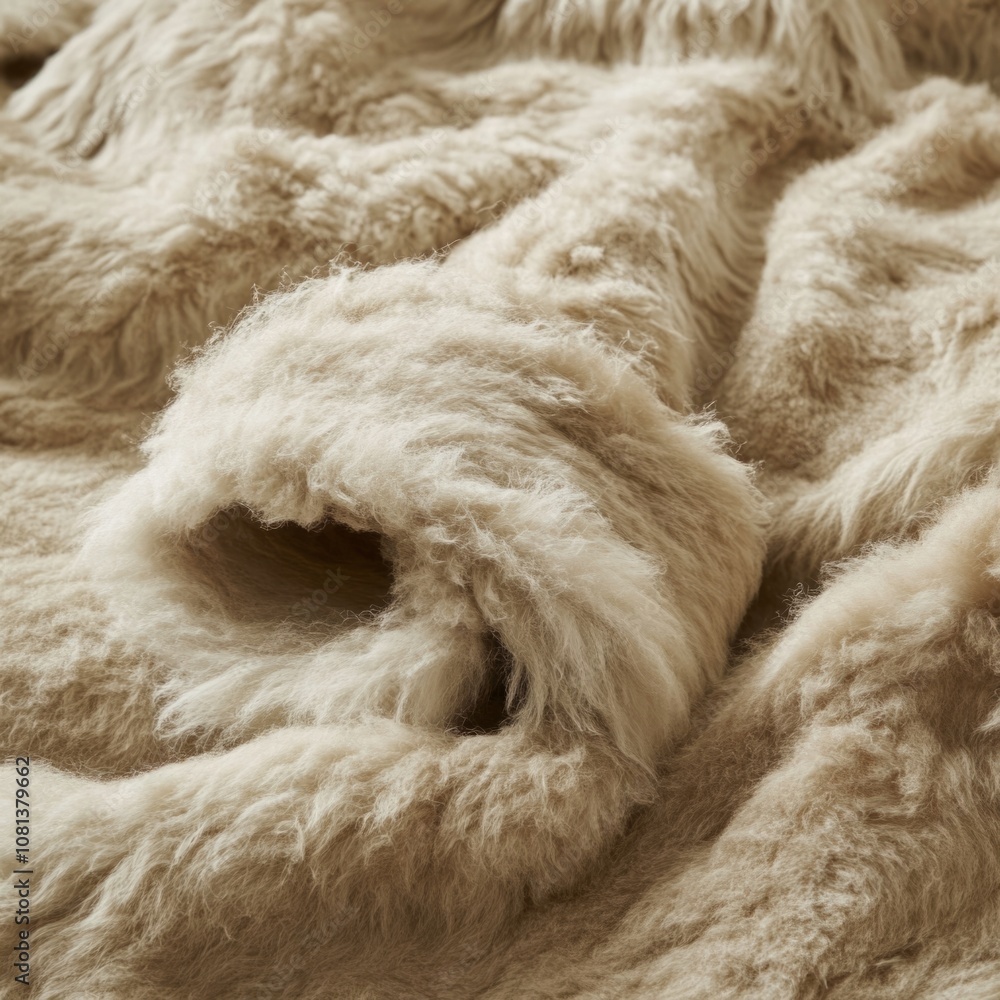 Fuzzy, matte texture in soft earth tones, comforting and warm ambiance Fuzzy, matte texture in soft earth tones, comforting and warm ambiance