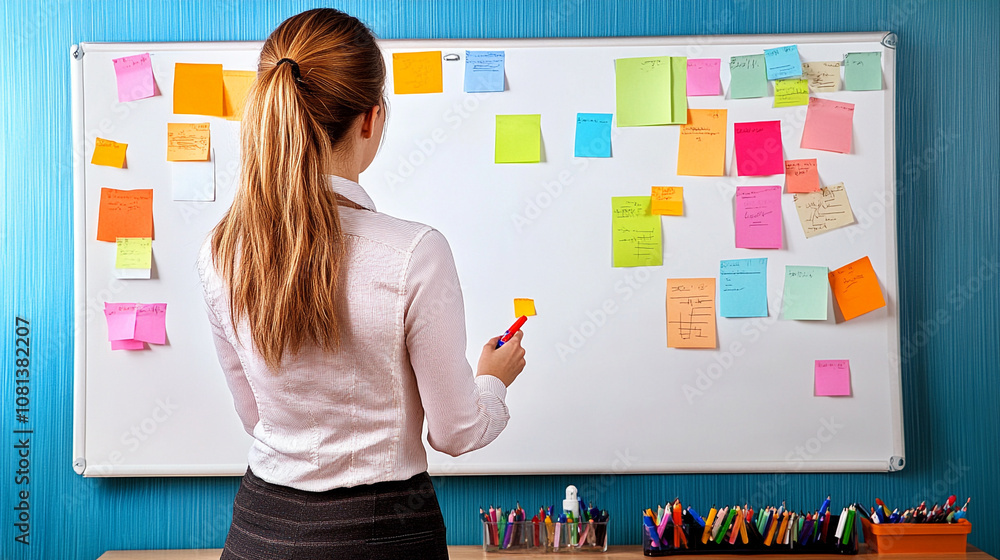 Brainstorming Session Overview Office Photo Bright Environment Rear View Creative Ideas Brainstorming Session Overview Office Photo Bright Environment Rear View Creative Ideas