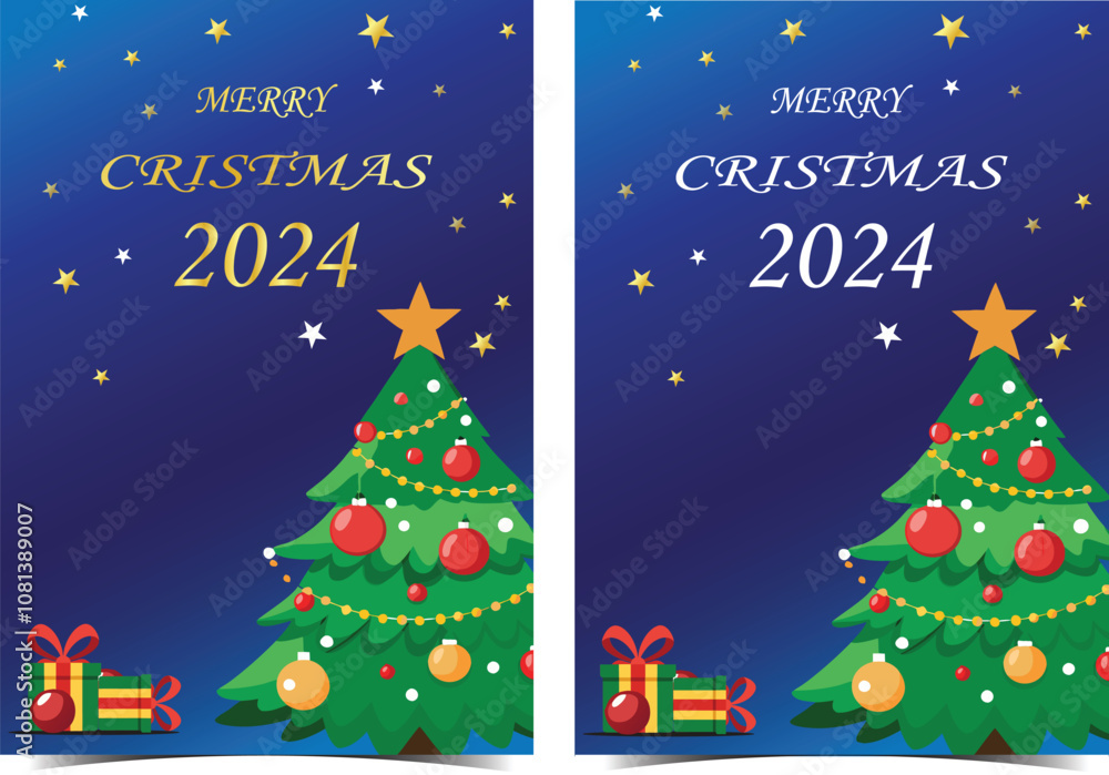 Fototapeta premium text marry cristmas and beautiful souvenirs, Merry cristmas hand lettering calligraphy isolated