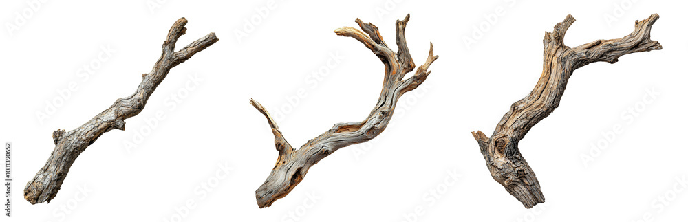 PNG Various Twisted Branches on Black Background. Isolated on transparent background PNG Various Twisted Branches on Black Background. Isolated on transparent background