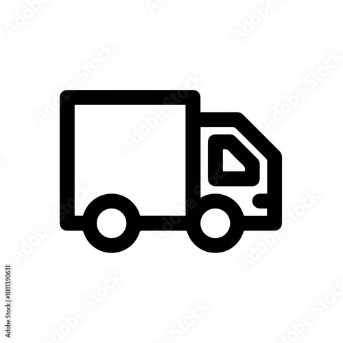 Truck icon symbol vector image illustration
