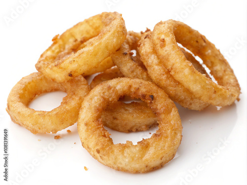 fried chicken nuggets. food, fried, snack, onion, rings, meal, isolated, white, sweet, delicious, ring, cookies, sugar, cuisine, dessert, squid, plate, pastry, closeup, fry, onion rings, crispy, sauce