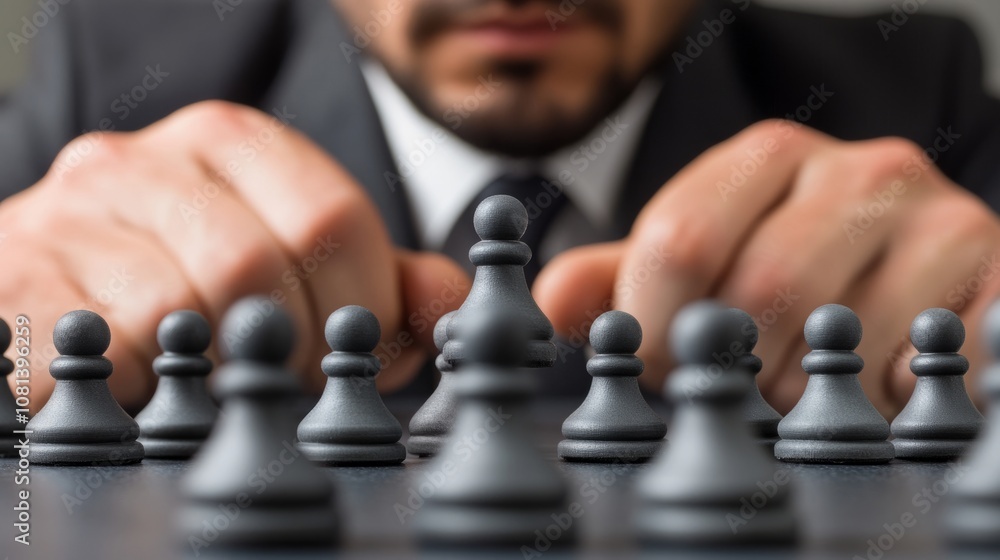 Businessmen develop strategies for development and growth, focusing on actively increasing indicators of business success Businessmen develop strategies for development and growth, focusing on actively increasing indicators of business success