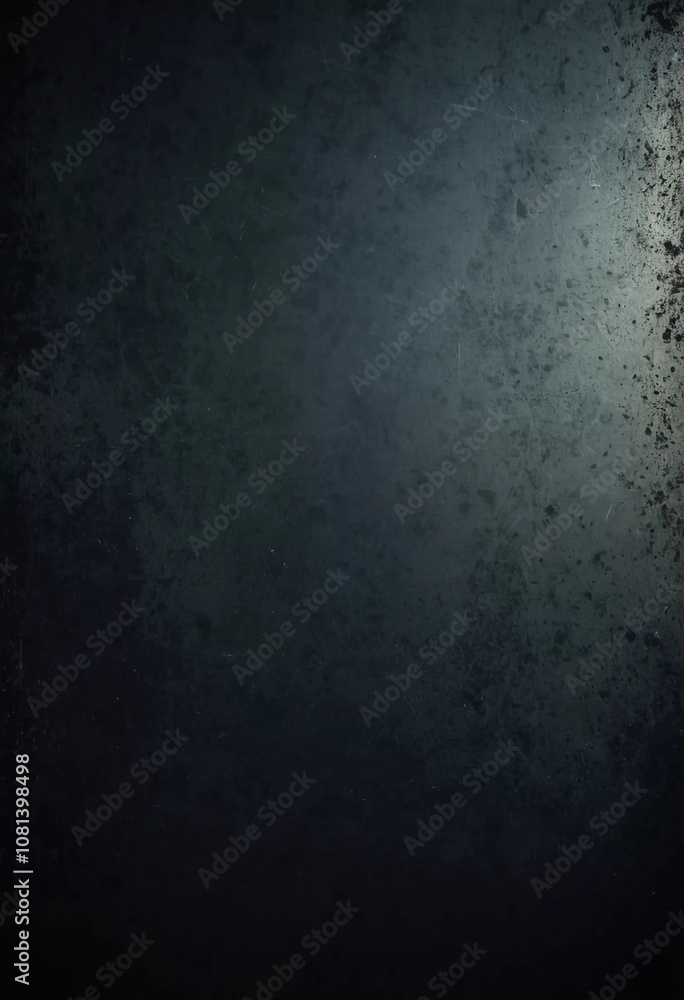 Obraz premium This dark grunge background features a scratched texture with grain noise, providing a gritty and worn-out look ideal for various creative applications and designs. Generative AI