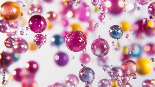 Colorful liquid bubbles, cut out Colorful liquid bubbles, cut out 