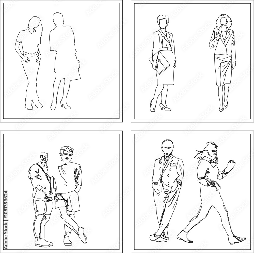 Vector sketch, silhouette illustration, design of a picture of a person doing an activity in a box frame for wall decoration Vector sketch, silhouette illustration, design of a picture of a person doing an activity in a box frame for wall decoration