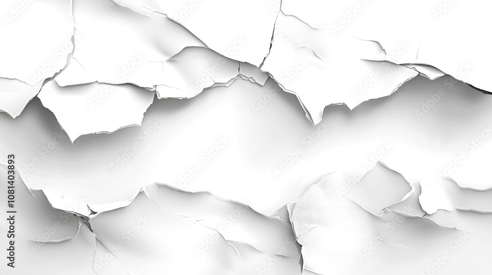 White cracked texture with copy space. White cracked texture with copy space.