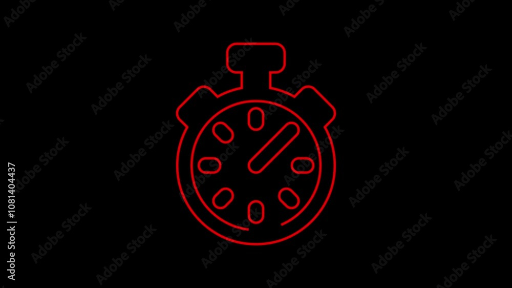 Clock with moving arrows. Loop time lapse. Alpha channel with black background, Clock icon ,clock rotted 24 Hour Day Fast Speed Clock with moving arrows. Loop time lapse. Alpha channel with black background, Clock icon ,clock rotted 24 Hour Day Fast Speed