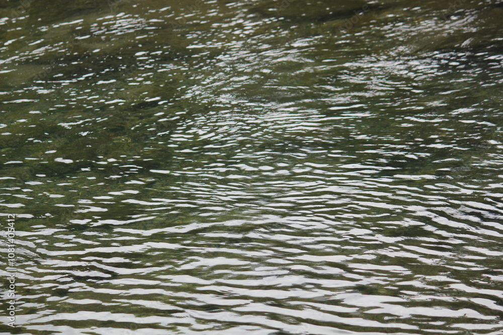Gentle wave image of the clear water of Daecheongcheon