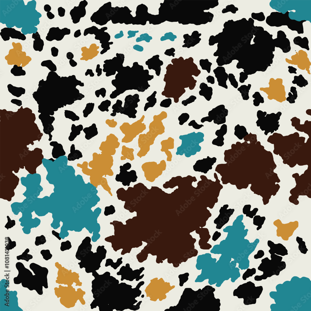 Cow pattern, wool pattern,Animal print pattern seamless cow texture. Vector monochrome pattern.Abstract illustration, animal spot print, cow skin background. Design for cloth, wrapping, carpet Cow pattern, wool pattern,Animal print pattern seamless cow texture. Vector monochrome pattern.Abstract illustration, animal spot print, cow skin background. Design for cloth, wrapping, carpet