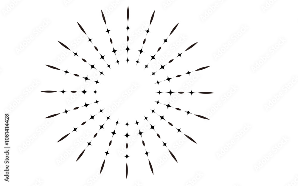 Obraz premium 光モチーフのデザイン、フレーム。ゴシック風。