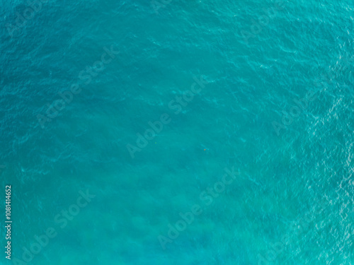 Beautiful sea surface in summer season seascape background ,Nature sea beach background,High angle view waves seascape nature view