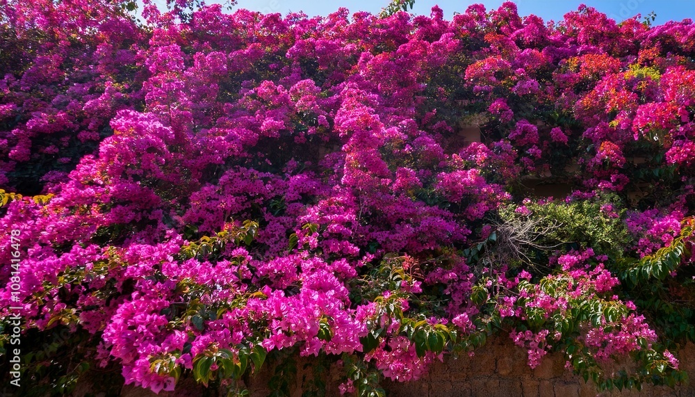 Beautiful brilliant pink bougainvillea flower background Beautiful brilliant pink bougainvillea flower background
