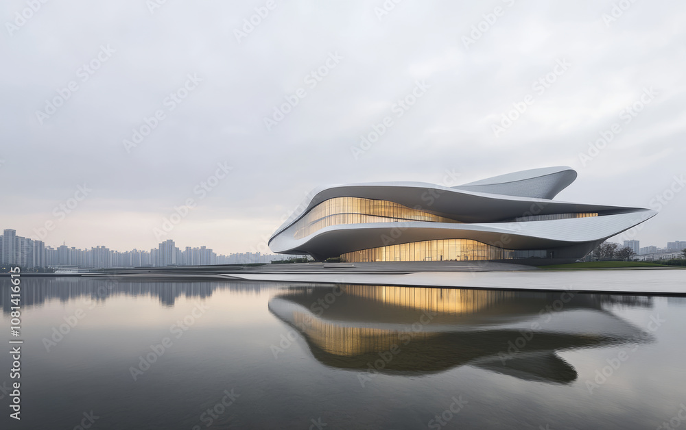 Minimalist modern architecture and spatial structure
Minimalist modern architecture and spatial structure