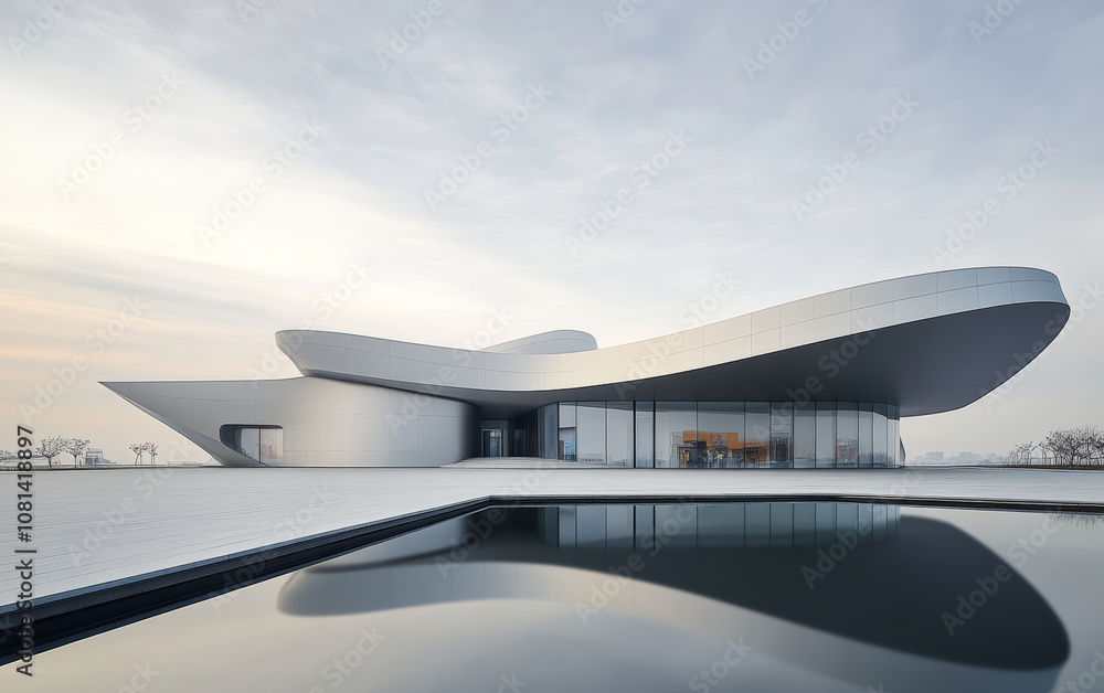 Minimalist modern architecture and spatial structure
Minimalist modern architecture and spatial structure