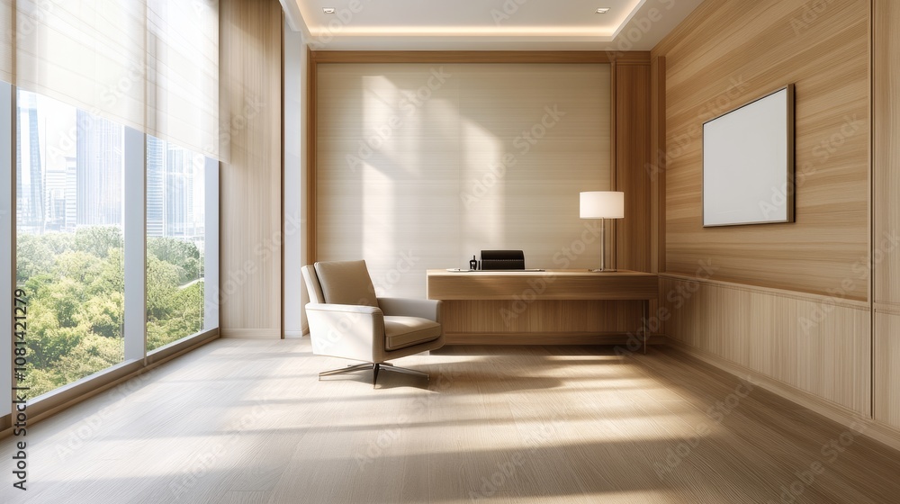 Obraz premium Home living interior, modern and futuristic style