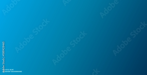 A smooth, calming Pacific blue gradient background in 6K resolution, blending deep ocean blues into lighter aqua tones. Ideal for vector designs, adding depth with a seamless, high-resolution