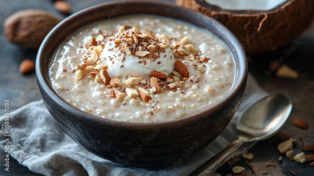 Delicious Oatmeal with Toppings Delicious Oatmeal with Toppings