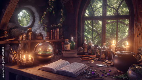 Enchanted Alchemist's Workshop