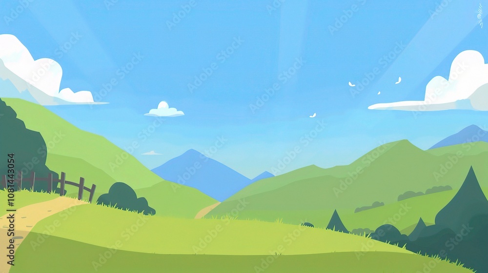 Fototapeta premium Simplified Background: Minimalist Serenity Emerges