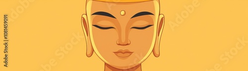 A serene illustration of a meditative figure representing peace and mindfulness.