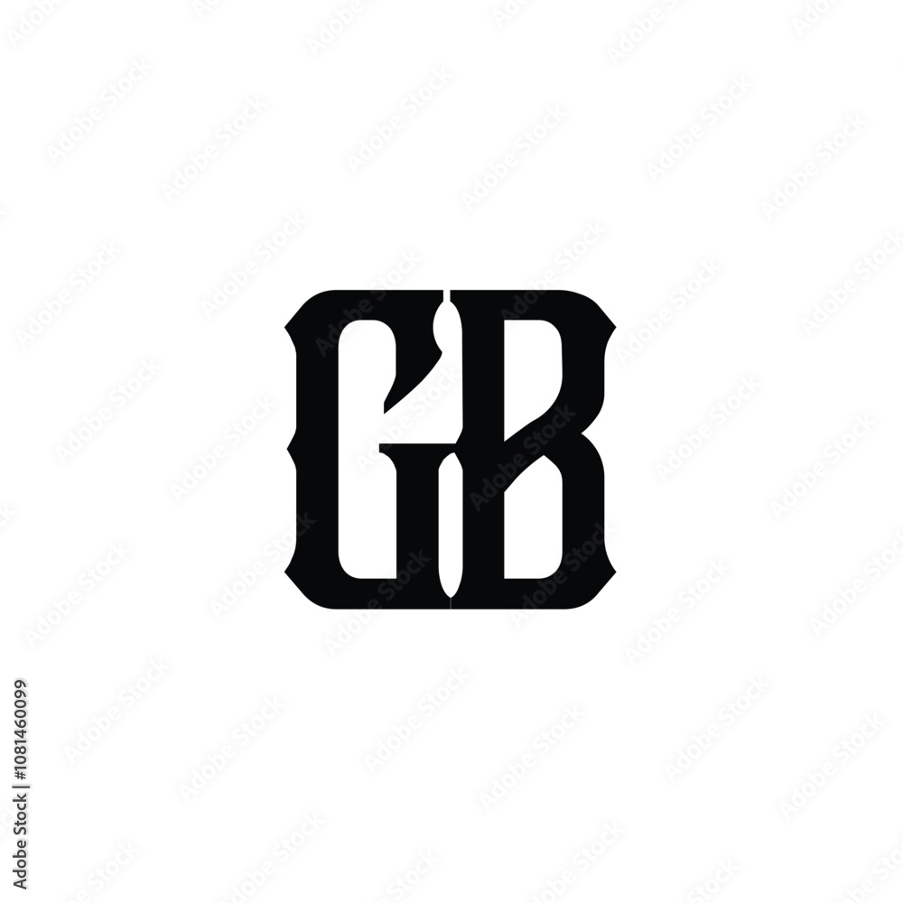 GB monogram logo design letter text name symbol monochrome logotype alphabet character simple logo GB monogram logo design letter text name symbol monochrome logotype alphabet character simple logo