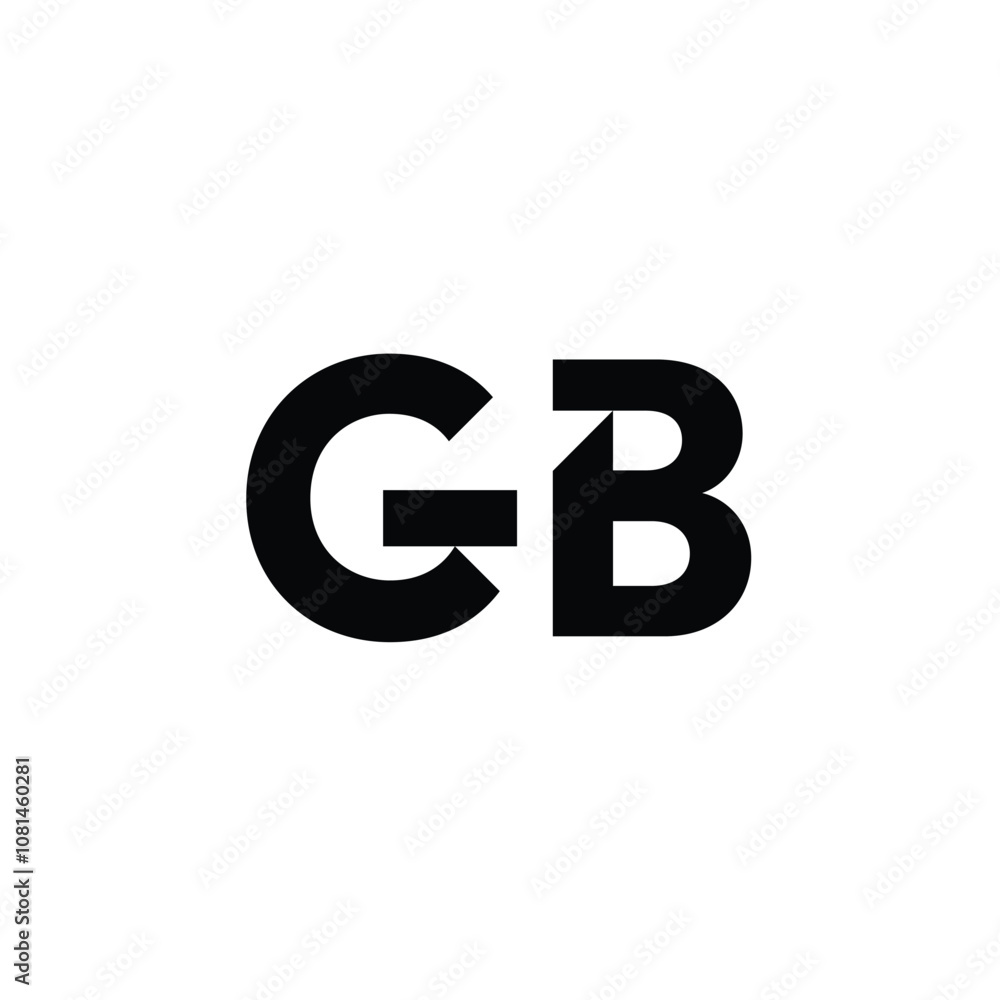 GB monogram logo design letter text name symbol monochrome logotype alphabet character simple logo GB monogram logo design letter text name symbol monochrome logotype alphabet character simple logo