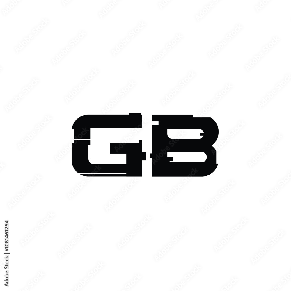 GB monogram logo design letter text name symbol monochrome logotype alphabet character simple logo GB monogram logo design letter text name symbol monochrome logotype alphabet character simple logo