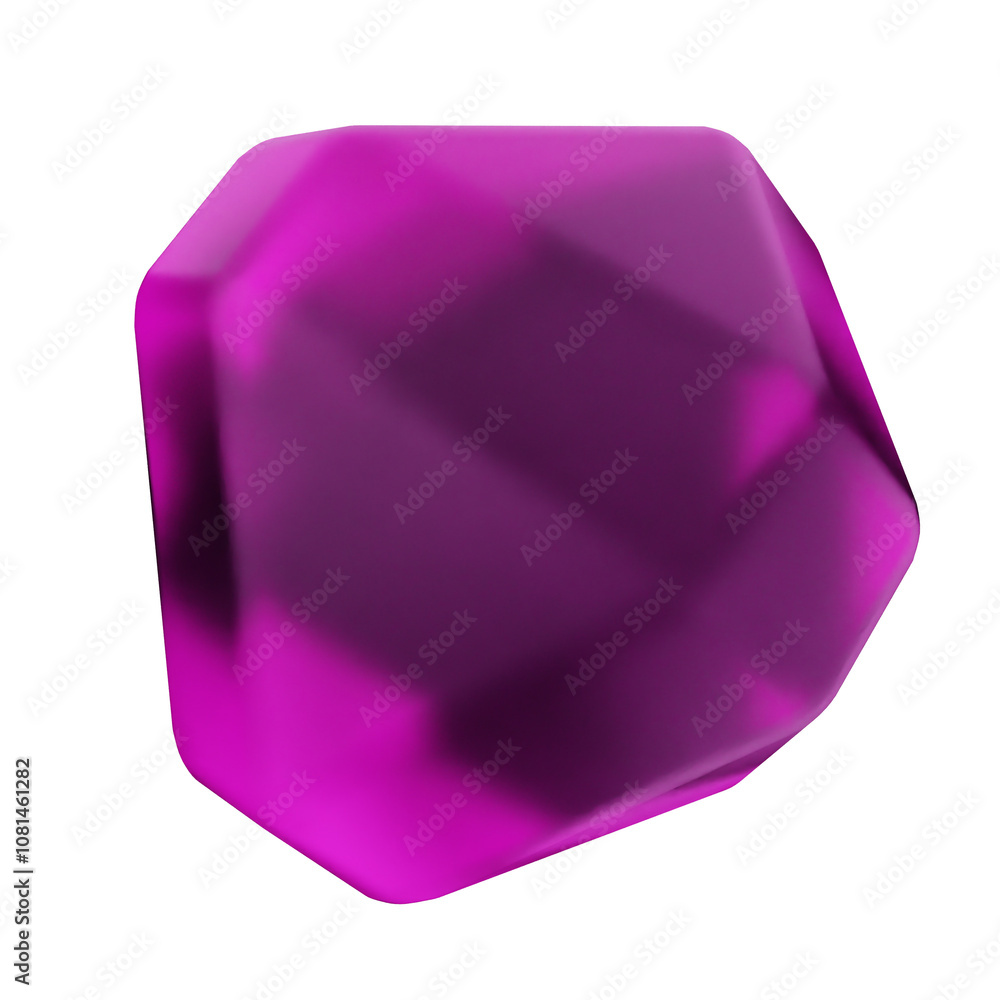 3d geometric glass purple color 3d geometric glass purple color