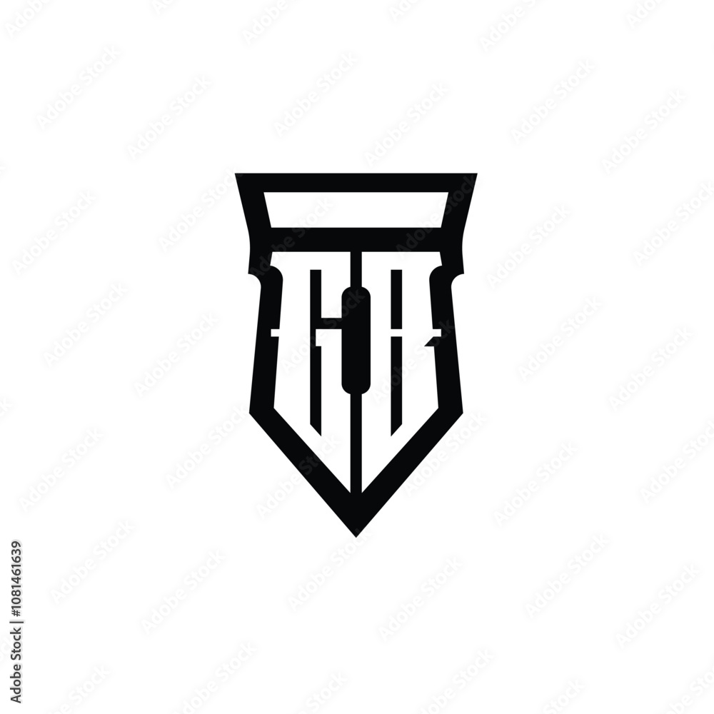 GB monogram logo design letter text name symbol monochrome logotype alphabet character simple logo GB monogram logo design letter text name symbol monochrome logotype alphabet character simple logo