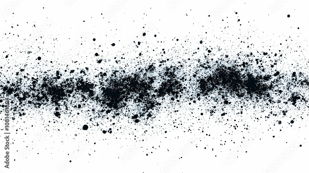 Abstract Black Ink Splatter Background: High-Resolution Image of Scattered Ink Drops Creating a Textural, Artistic Effect for Design Projects. Abstract Black Ink Splatter Background: High-Resolution Image of Scattered Ink Drops Creating a Textural, Artistic Effect for Design Projects.