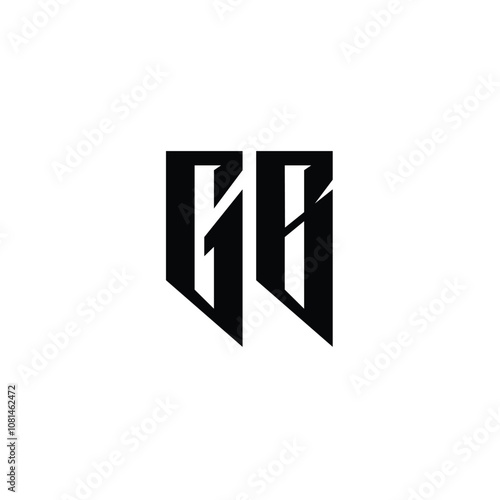 GB monogram logo design letter text name symbol monochrome logotype alphabet character simple logo