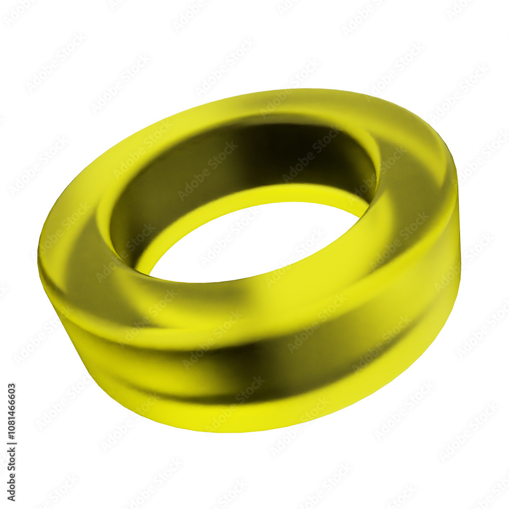 3d geometric glass light yellow color 3d geometric glass light yellow color