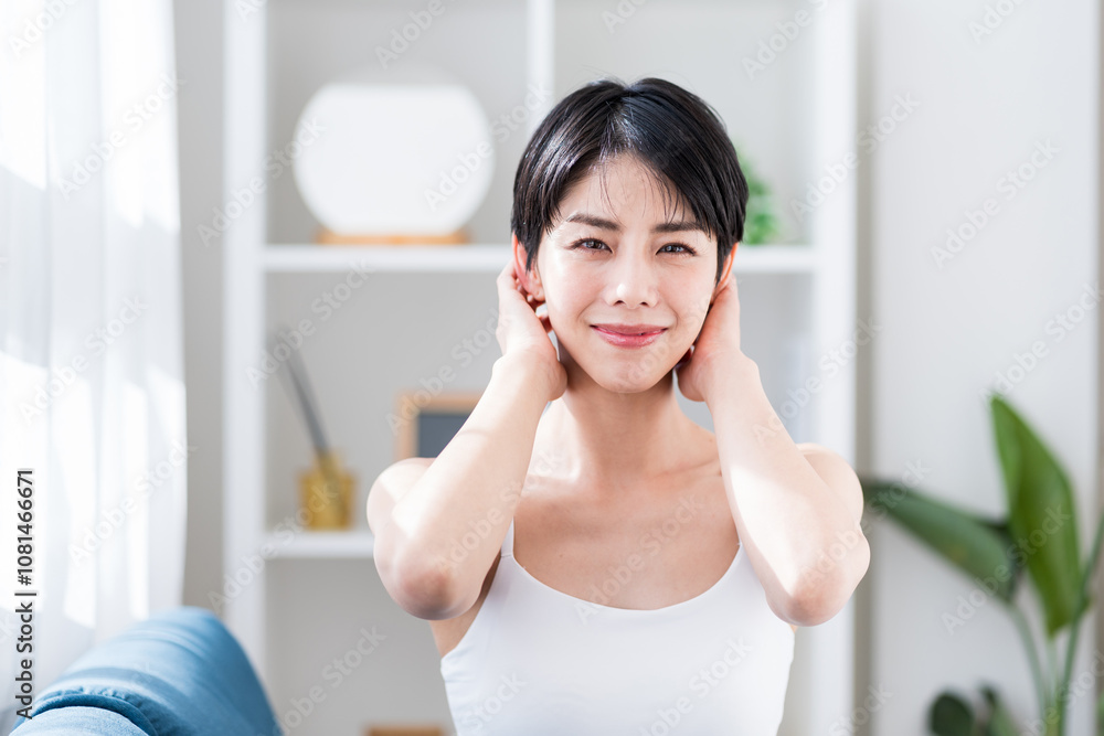 若い女性のビューティー 若い女性のビューティー