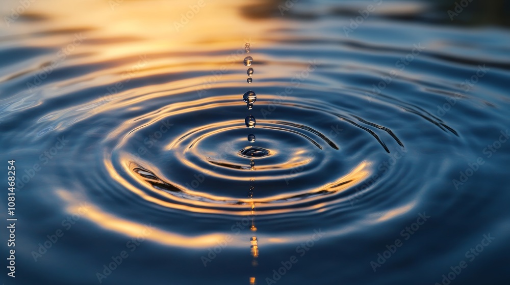 A close-up of water ripples reflecting warm light, evoking tranquility and nature's beauty. A close-up of water ripples reflecting warm light, evoking tranquility and nature's beauty.