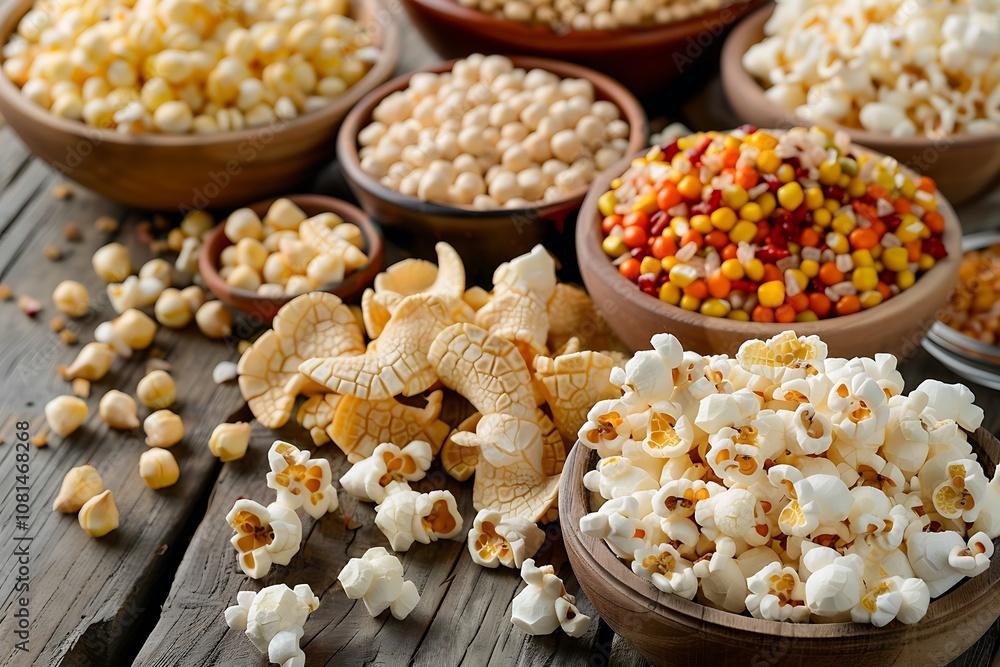 sweet popcorn in a bowl on a black background. sweet popcorn in a bowl on a black background.