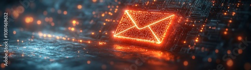 My email inbox is overflowing with unsolicited emails, some of which are flagged with red warning icons indicating possible dangers.