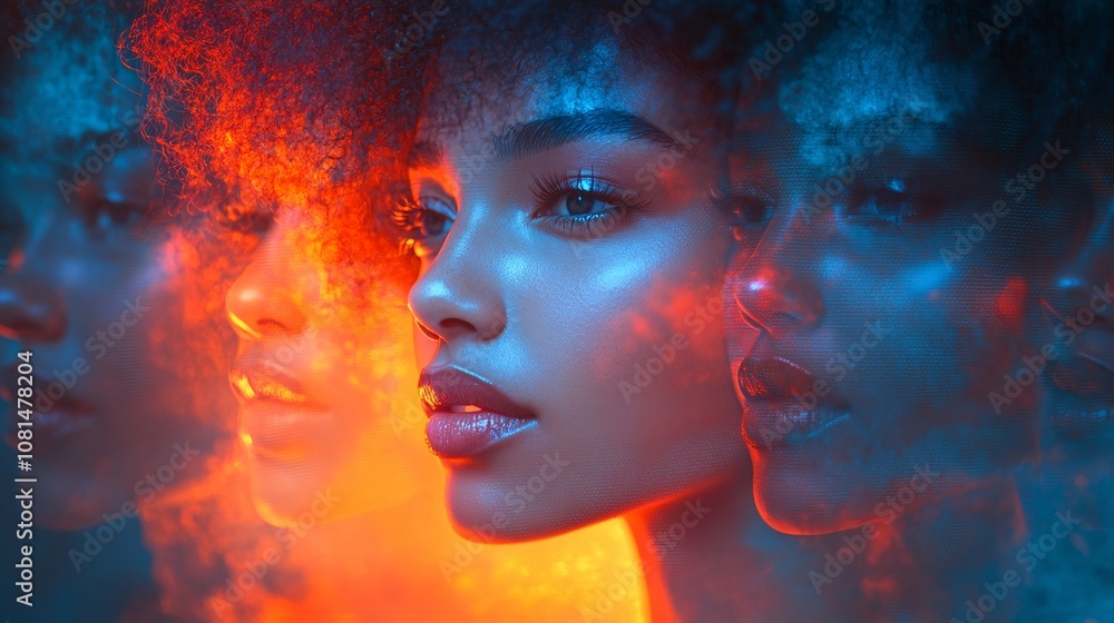 AI-powered facial recognition, unmasking deepfakes by analyzing facial features in a sea of digital faces AI-powered facial recognition, unmasking deepfakes by analyzing facial features in a sea of digital faces