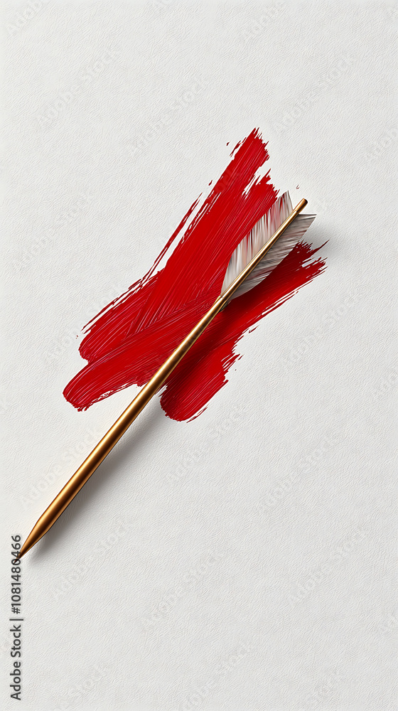 Celebrate united states independence day with artistic brushstroke arrows Celebrate united states independence day with artistic brushstroke arrows