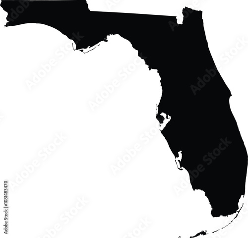 Florida Vector Silhouette Outline